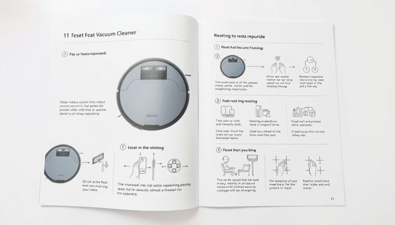 instrukcja resetowania robota