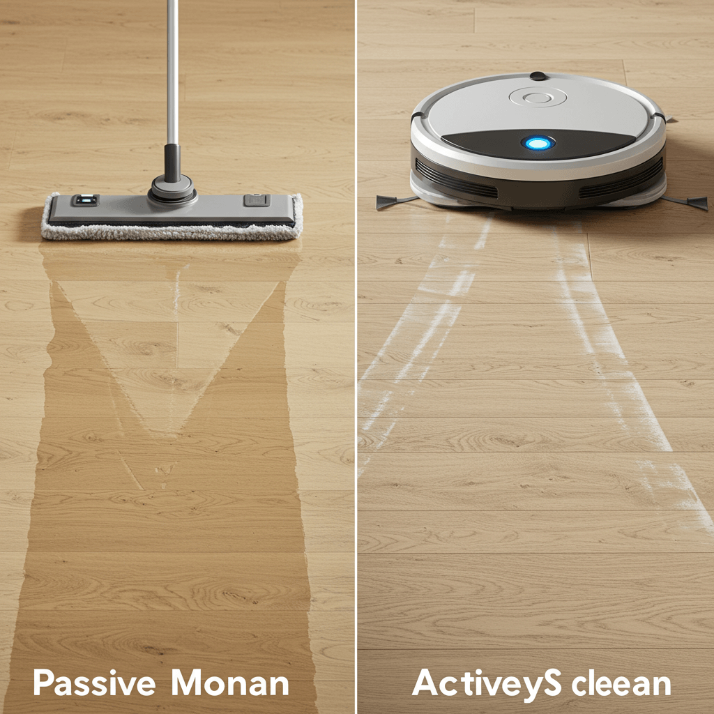 Aktywny vs. pasywny mop w robotach: która technologia jest warta Twoich pieniędzy?
