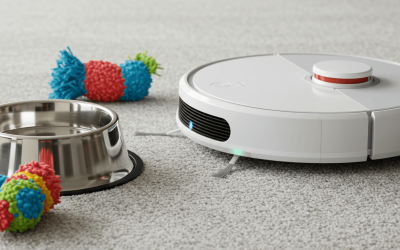 Roboty sprzątające a zwierzęta: które modele inteligentnie omijają „niespodzianki” i miski z wodą?