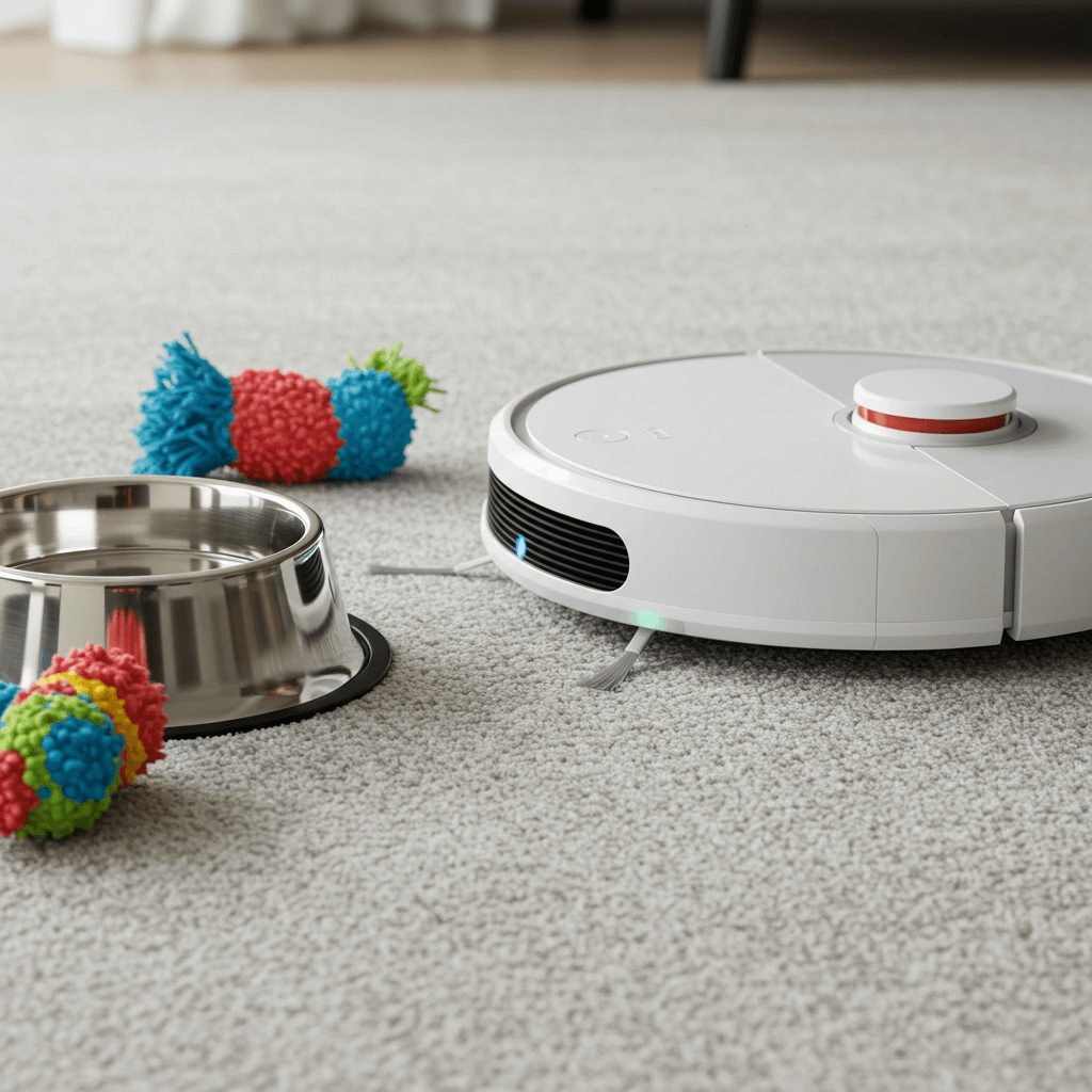 Roboty sprzątające a zwierzęta: które modele inteligentnie omijają „niespodzianki” i miski z wodą?