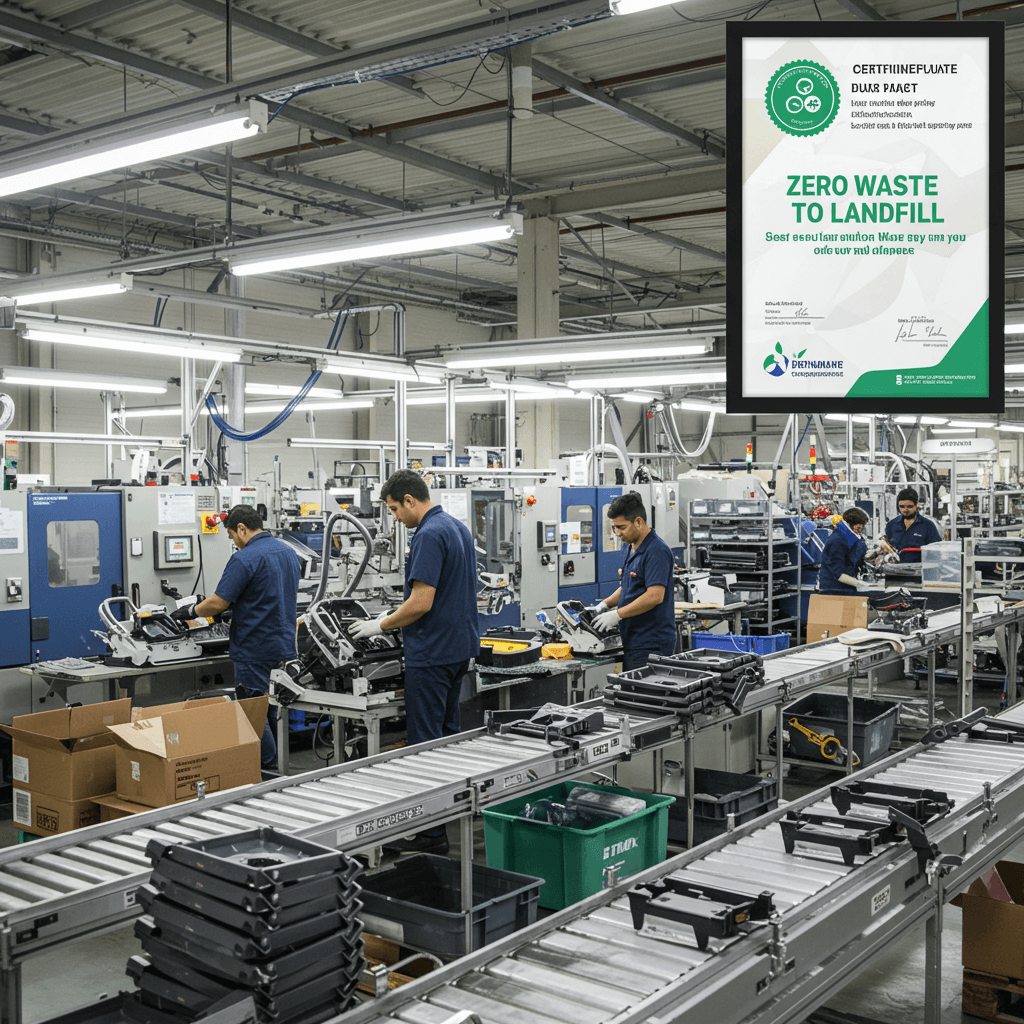 Zrównoważona produkcja: które firmy produkujące odkurzacze mają certyfikaty „zero waste to landfill”?
